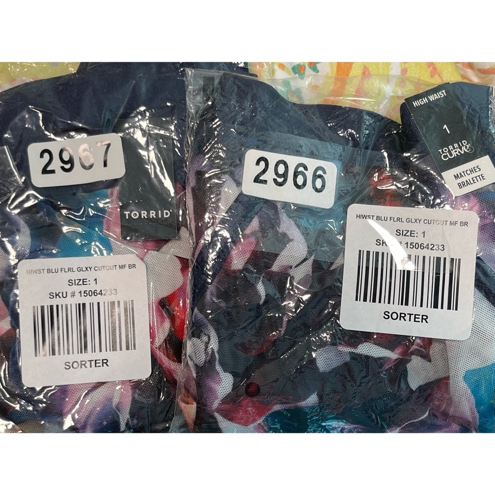 Torrid Blue Floral Galaxy Cutout High-Waist Brief NWT SZ 1 (14-16) - Picture 12 of 13